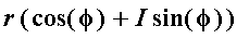 r*(cos(phi)+I*sin(phi))