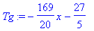 Tg := -169/20*x-27/5