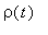rho(t)