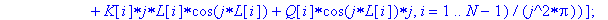 FOURIER := proc (Xi, Eta, n) local L, K, Q, j; global N, X0, Y0, Cx, Sx, Cy, Sy; description 