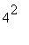 4^2