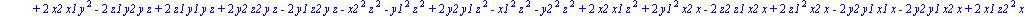 -z1^2*x^2+2*z2*z1*x^2-y2^2*x^2-y1^2*x^2+2*y2*y1*x^2-z2^2*x^2-2*y1*x2*x*y+2*x1*y1*x*y+2*x2*y2*x*y-2*x1*y2*x*y-2*x1*z2*x*z-2*z1*x2*x*z+2*x2*z2*x*z+2*x1*z1*x*z-z2^2*y^2+2*z2*z1*y^2-z1^2*y^2-x1^2*y^2-x2^2...