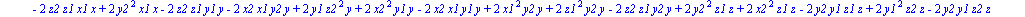 -z1^2*x^2+2*z2*z1*x^2-y2^2*x^2-y1^2*x^2+2*y2*y1*x^2-z2^2*x^2-2*y1*x2*x*y+2*x1*y1*x*y+2*x2*y2*x*y-2*x1*y2*x*y-2*x1*z2*x*z-2*z1*x2*x*z+2*x2*z2*x*z+2*x1*z1*x*z-z2^2*y^2+2*z2*z1*y^2-z1^2*y^2-x1^2*y^2-x2^2...