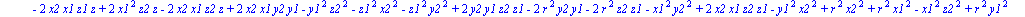 -z1^2*x^2+2*z2*z1*x^2-y2^2*x^2-y1^2*x^2+2*y2*y1*x^2-z2^2*x^2-2*y1*x2*x*y+2*x1*y1*x*y+2*x2*y2*x*y-2*x1*y2*x*y-2*x1*z2*x*z-2*z1*x2*x*z+2*x2*z2*x*z+2*x1*z1*x*z-z2^2*y^2+2*z2*z1*y^2-z1^2*y^2-x1^2*y^2-x2^2...
