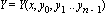 Y = Y(x, y[0], y[1] .. y[n-1])