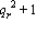 q[r]^2+1