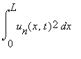 int(u[n](x,t)^2,x = 0 .. L)