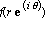 f(r*exp(i*theta))