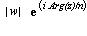 abs(w)*exp(i*`Arg(z)/n`)