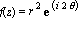 f(z) = r^2*exp(i*2*theta)