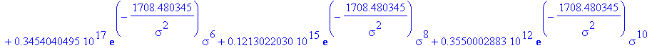 K := 1+1.*(.3417644210e24*exp(-1708.480345/sigma^2)+.1800360068e22*exp(-1708.480345/sigma^2)*sigma^2+.8430228993e19*exp(-1708.480345/sigma^2)*sigma^4+.3454040495e17*exp(-1708.480345/sigma^2)*sigma^6+.1...