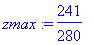 zmax := 241/280
