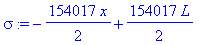 sigma := -154017/2*x+154017/2*L