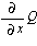 Diff(Q, x)