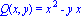 Q(x, y) = x^2-y*x