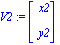 V2 := Vector[column]([[x2], [y2]])