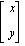 MATRIX([[x], [y]])
