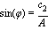 sin(phi) = c[2]/A