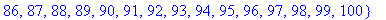`\nSome Natural Numbers ` = {1, 2, 3, 4, 5, 6, 7, 8...