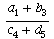 `/`(`*`(`+`(a[1], b[3])), `*`(`+`(c[4], d[5])))