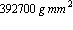 392700*g*mm^2