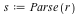 s := Parse(r)