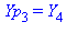 Yp[3] = Y[4]
