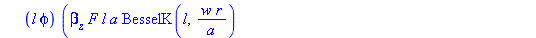 Hphi2 := -I*a*sin(l*phi)*(beta[z]*F*l*a*BesselK(l, w*r/a)+omega*epsilon[0]*n2^2*C*BesselK(l+1, w*r/a)*w*r-omega*epsilon[0]*n2^2*C*BesselK(l, w*r/a)*l*a)/(w^2*r)