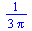 `+`(`/`(`*`(`/`(1, 3)), `*`(Pi)))