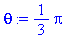 theta := 1/3*Pi