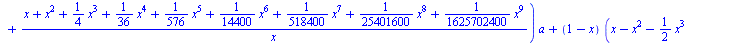 `+`(`*`(`^`(x, 2), `*`(`+`(`-`(2), `-`(`*`(3, `*`(x))), `-`(`*`(`/`(8, 9), `*`(`^`(x, 2)))), `-`(`*`(`/`(95, 864), `*`(`^`(x, 3)))), `-`(`*`(`/`(107, 14400), `*`(`^`(x, 4)))), `-`(`*`(`/`(91, 288000),...