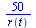 `+`(`/`(`*`(50), `*`(r(t))))