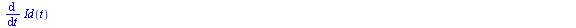 diff(Id(t), t) = `/`(`*`(exp(`/`(`*`(`+`(`-`(`*`(LambertW(`+`(`-`(`/`(`*`(exp(`+`(`-`(`/`(`*`(`/`(1, 2), `*`(t)), `*`(Ls, `*`(a, `*`(`+`(Vgd, `-`(Vgth))))))), `/`(`*`(`+`(`*`(ln(`+`(Vgd, `-`(Vgth))), ...