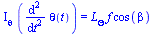 `*`(I[theta], `*`(diff(diff(theta(t), t), t))) = `*`(L[Theta], `*`(f, `*`(cos(beta))))