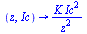 proc (z, Ic) options operator, arrow; `/`(`*`(K, `*`(`^`(Ic, 2))), `*`(`^`(z, 2))) end proc