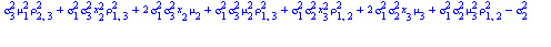 `+`(`/`(`*`(`/`(1, 4), `*`(exp(`+`(`-`(`/`(`*`(`/`(1, 2), `*`(`+`(`*`(`^`(sigma[2], 2), `*`(`^`(sigma[3], 2), `*`(`^`(x[1], 2), `*`(`^`(rho[2, 3], 2))))), `*`(2, `*`(`^`(sigma[2], 2), `*`(`^`(sigma[3]...