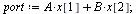 restart; -1; with(plots); -1; `:=`(port, `+`(`*`(A, `*`(x[1])), `*`(B, `*`(x[2])))); 1; `:=`(bipdf, `+`(`/`(`*`(`/`(1, 2), `*`(exp(`+`(`/`(`*`(`/`(1, 2), `*`(`+`(`*`(`^`(sigma[2], 2), `*`(`^`(x[1], 2)...