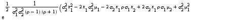restart; -1; with(plots); -1; `:=`(port, `+`(`*`(A, `*`(x[1])), `*`(B, `*`(x[2])))); 1; `:=`(bipdf, `+`(`/`(`*`(`/`(1, 2), `*`(exp(`+`(`/`(`*`(`/`(1, 2), `*`(`+`(`*`(`^`(sigma[2], 2), `*`(`^`(x[1], 2)...