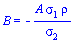 B = `+`(`-`(`/`(`*`(A, `*`(sigma[1], `*`(rho))), `*`(sigma[2]))))