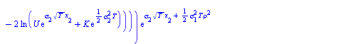 `*`(DF, `*`(int(`+`(`-`(`/`(`*`(`/`(1, 4), `*`(`^`(2, `/`(1, 2)), `*`(exp(`+`(`-`(`*`(`/`(1, 2), `*`(`^`(x[2], 2)))), `-`(`*`(`/`(1, 2), `*`(`^`(sigma[1], 2), `*`(T, `*`(`^`(rho, 2)))))), `-`(`*`(`/`(...