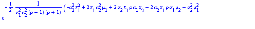 `+`(`/`(`*`(`/`(1, 2), `*`(exp(`+`(`-`(`/`(`*`(`/`(1, 2), `*`(`+`(`-`(`*`(`^`(sigma[2], 2), `*`(`^`(x[1], 2)))), `*`(2, `*`(x[1], `*`(`^`(sigma[2], 2), `*`(mu[1])))), `*`(2, `*`(sigma[2], `*`(x[1], `*...