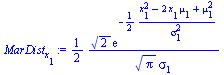`+`(`/`(`*`(`/`(1, 2), `*`(`^`(2, `/`(1, 2)), `*`(exp(`+`(`-`(`/`(`*`(`/`(1, 2), `*`(`+`(`*`(`^`(x[1], 2)), `-`(`*`(2, `*`(x[1], `*`(mu[1])))), `*`(`^`(mu[1], 2))))), `*`(`^`(sigma[1], 2))))))))), `*`...