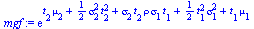 exp(`+`(`*`(t[2], `*`(mu[2])), `*`(`/`(1, 2), `*`(`^`(sigma[2], 2), `*`(`^`(t[2], 2)))), `*`(sigma[2], `*`(t[2], `*`(rho, `*`(sigma[1], `*`(t[1]))))), `*`(`/`(1, 2), `*`(`^`(t[1], 2), `*`(`^`(sigma[1]...