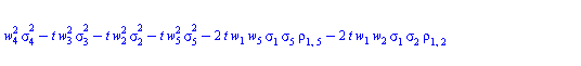 `*`(exp(`+`(`-`(`*`(t, `*`(r))))), `*`(`+`(`-`(`*`(`/`(1, 2), `*`(S[1], `*`(w[1], `*`(exp(`*`(t, `*`(r))), `*`(erf(`+`(`/`(`*`(`/`(1, 4), `*`(`^`(2, `/`(1, 2)), `*`(`+`(`-`(`*`(2, `*`(t, `*`(w[1], `*`...