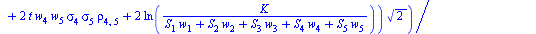 `*`(exp(`+`(`-`(`*`(t, `*`(r))))), `*`(`+`(`-`(`*`(`/`(1, 2), `*`(S[1], `*`(w[1], `*`(exp(`*`(t, `*`(r))), `*`(erf(`+`(`/`(`*`(`/`(1, 4), `*`(`^`(2, `/`(1, 2)), `*`(`+`(`-`(`*`(2, `*`(t, `*`(w[1], `*`...