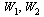 W[1], W[2]