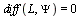 diff(L, Psi) = 0