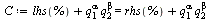`:=`(C, `+`(lhs(%), `*`(`^`(q[1], alpha), `*`(`^`(q[2], beta)))) = `+`(rhs(%), `*`(`^`(q[1], alpha), `*`(`^`(q[2], beta)))))