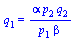 q[1] = `/`(`*`(alpha, `*`(p[2], `*`(q[2]))), `*`(p[1], `*`(beta)))