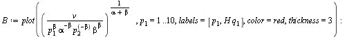 restart; 1; with(plots); -1; `:=`(v, 20); -1; `:=`(alpha, .3); -1; `:=`(beta, .7); -1; `:=`(p[2], 5); -1; `:=`(Iota, 100); -1; `:=`(A, plot(`/`(`*`(Iota, `*`(alpha)), `*`(p[1], `*`(`+`(alpha, beta))))...